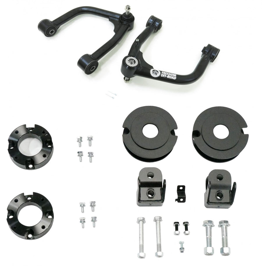 3 Inch Front 2 Inch Rear Lift Kit w/ Shock Extenders and Front Upper Control Arms 2022-Present Toyota Tundra