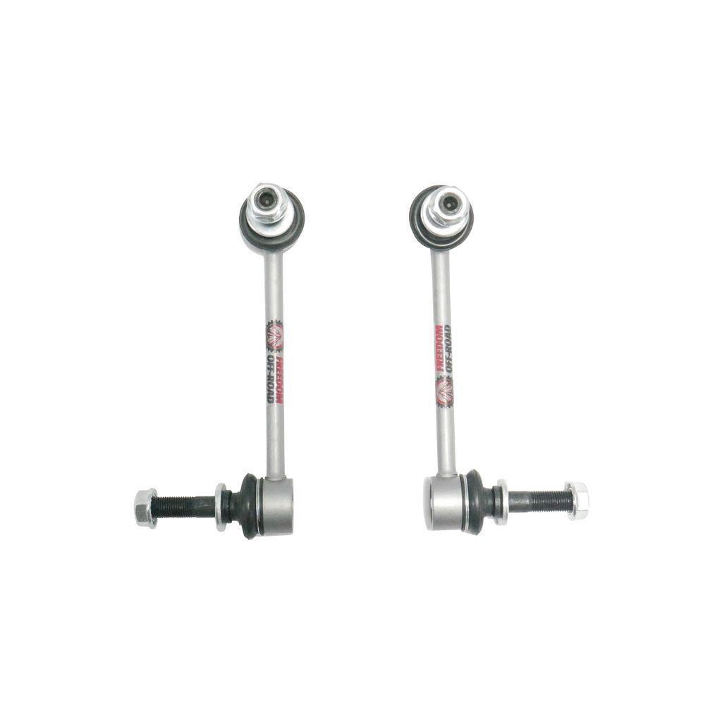 Front Extended Zinc-Nickel Sway Bar End Links for 2-4 Inch Lift 03-24 Toyota 4Runner/05-23 Toyota Tacoma Freedom Off-Road