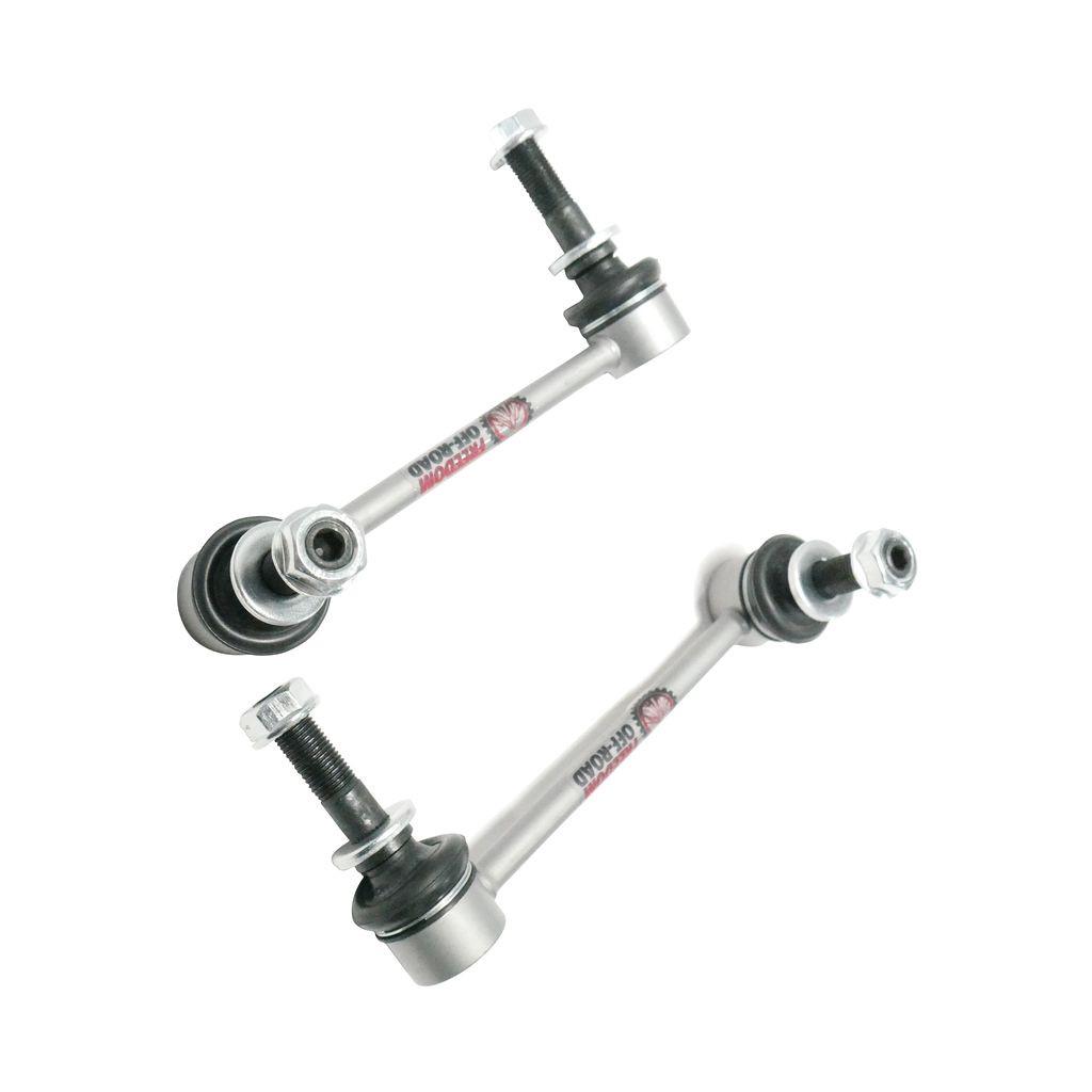 Front Extended Zinc-Nickel Sway Bar End Links for 2-4 Inch Lift 03-24 Toyota 4Runner/05-23 Toyota Tacoma Freedom Off-Road
