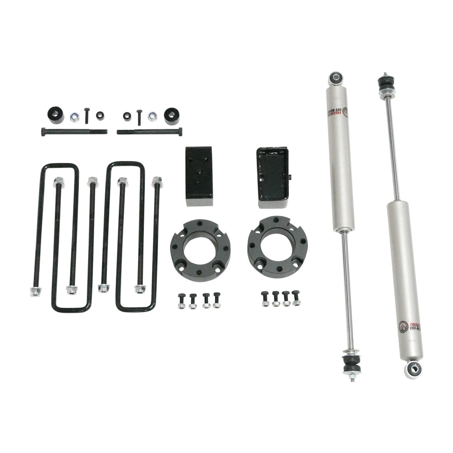 3 Inch Lift Kit Front Spacers w/ Rear Blocks, Shocks, and Differential Drop 05-23 Toyota Tacoma