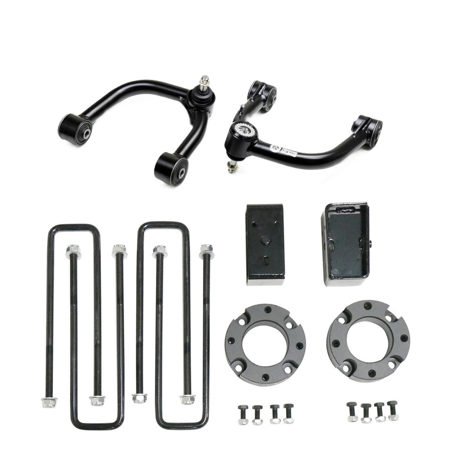 3 Inch Lift Kit Front Spacers w/ Rear Blocks and Control Arms 05-23 Toyota Tacoma