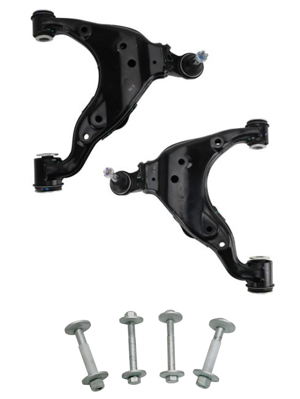 Front Lower Control Arms w/ Cam Bolts 2016-2023 Toyota Tacoma