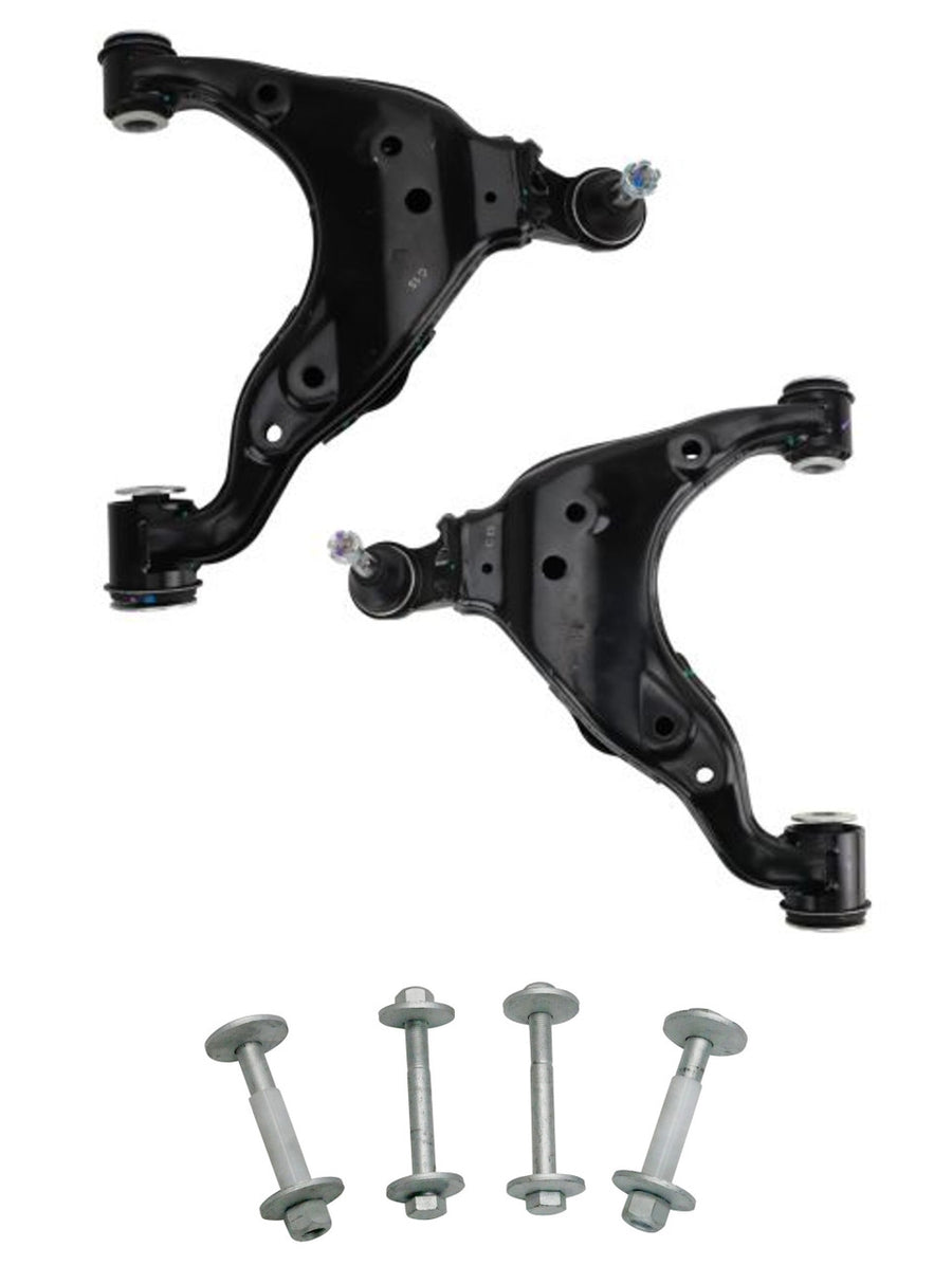 Front Lower Control Arms w/ Cam Bolts 2016-2023 Toyota Tacoma