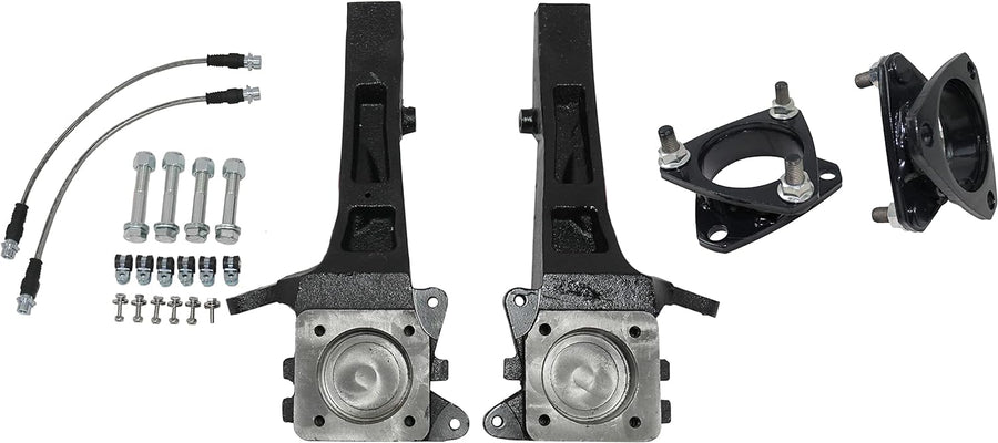 7 Inch Front Lift Kit w/Extended Brake Lines 05-23 Tacoma RWD
