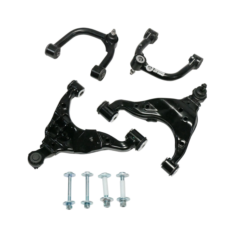 Front Upper and Lower Control Arms for 2-4 Inch Lift 05-15 Tacoma