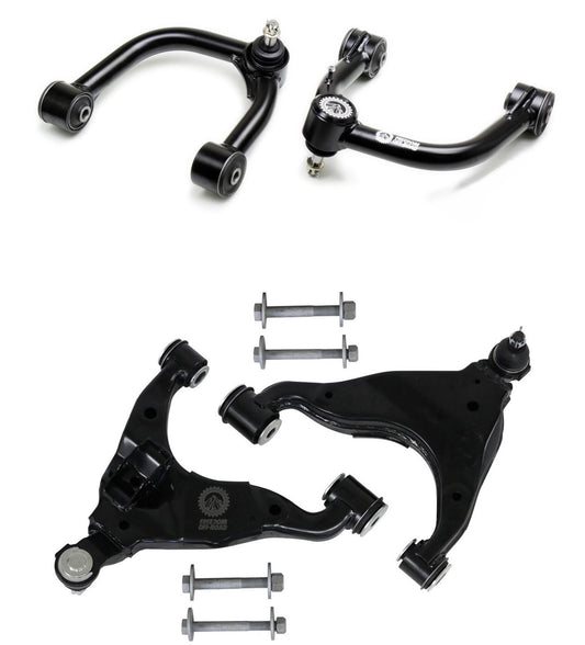 Front Upper and Lower Control Arms for 2-4 Inch Lift 10-24 4Runner 11-14 FJ Cruiser