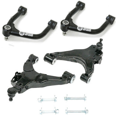 Front Upper and Lower Control Arms for 2-4 Inch Lift Freedom Offroad