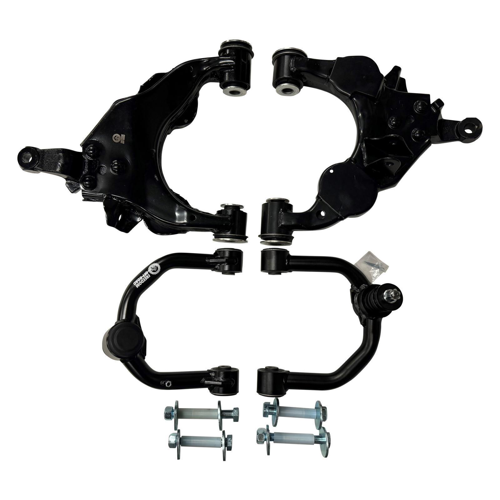 Front Upper and Lower Control Arms for 2-4 Inch Lift 01-03 Sequoia 00-03 Tundra