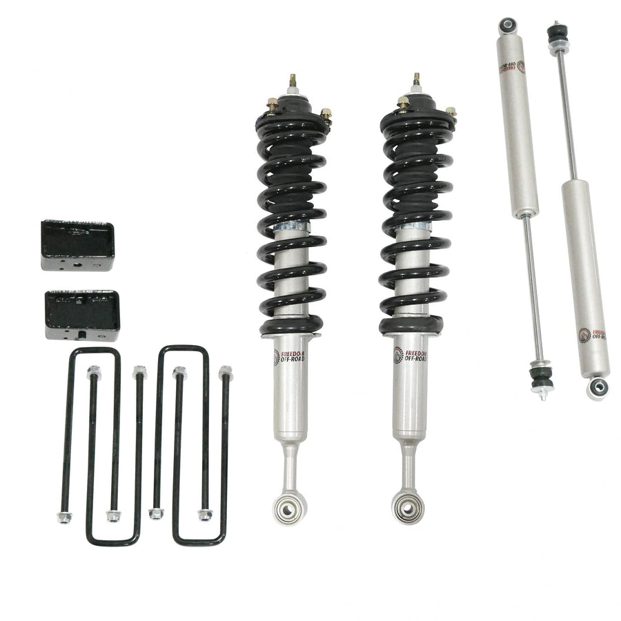 3 Inch Lift Kit Front Struts w/ Rear Blocks and Shocks 05-23 Toyota Tacoma