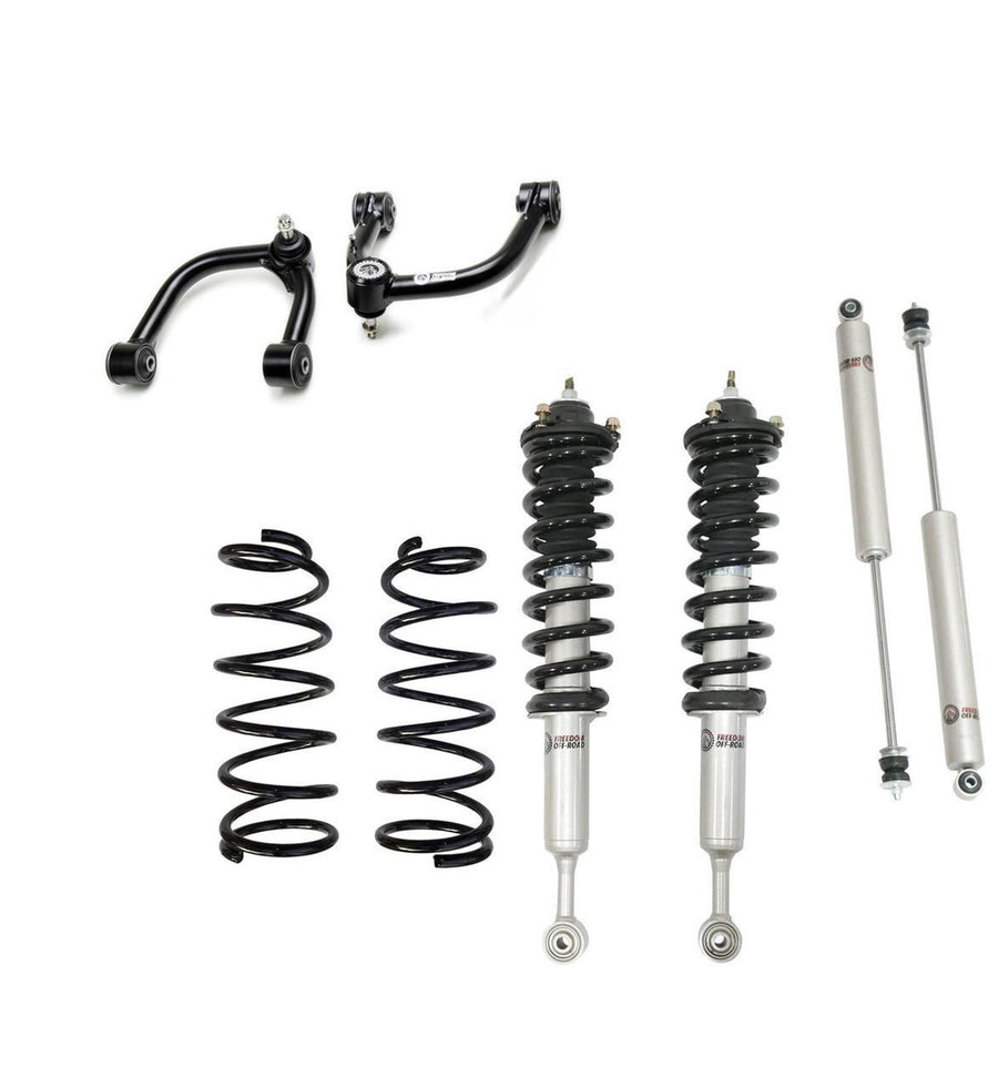 Front 3.5 Inch Lift Struts w/ Rear 3 Inch Lift Springs, Shocks, and Front Upper Control Arms 2003-2024 Toyota 4Runner/Toyota GX470/Toyota GX460/Toyota FJ Cruiser