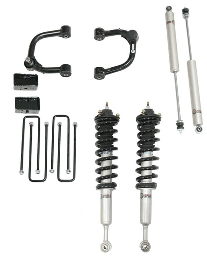3 Inch Lift Kit Front Struts w/ Rear Blocks, Shocks, and Control Arms for 07-21 Tundra