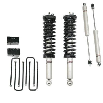 3 Inch Lift Kit Front Struts w/ Rear Blocks and Shocks for 00-06 Tundra
