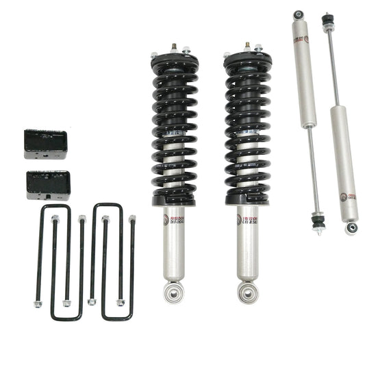 3 Inch Lift Kit Front Struts w/ Rear Blocks and Shocks for 00-06 Tundra