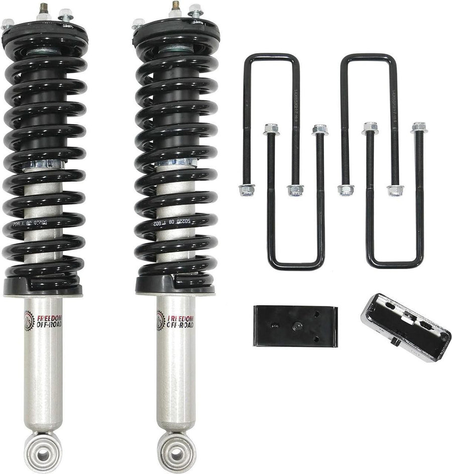 Front 2 Inch Lift Struts w/ Rear 2 Inch Blocks 2000-2006 Toyota Tundra