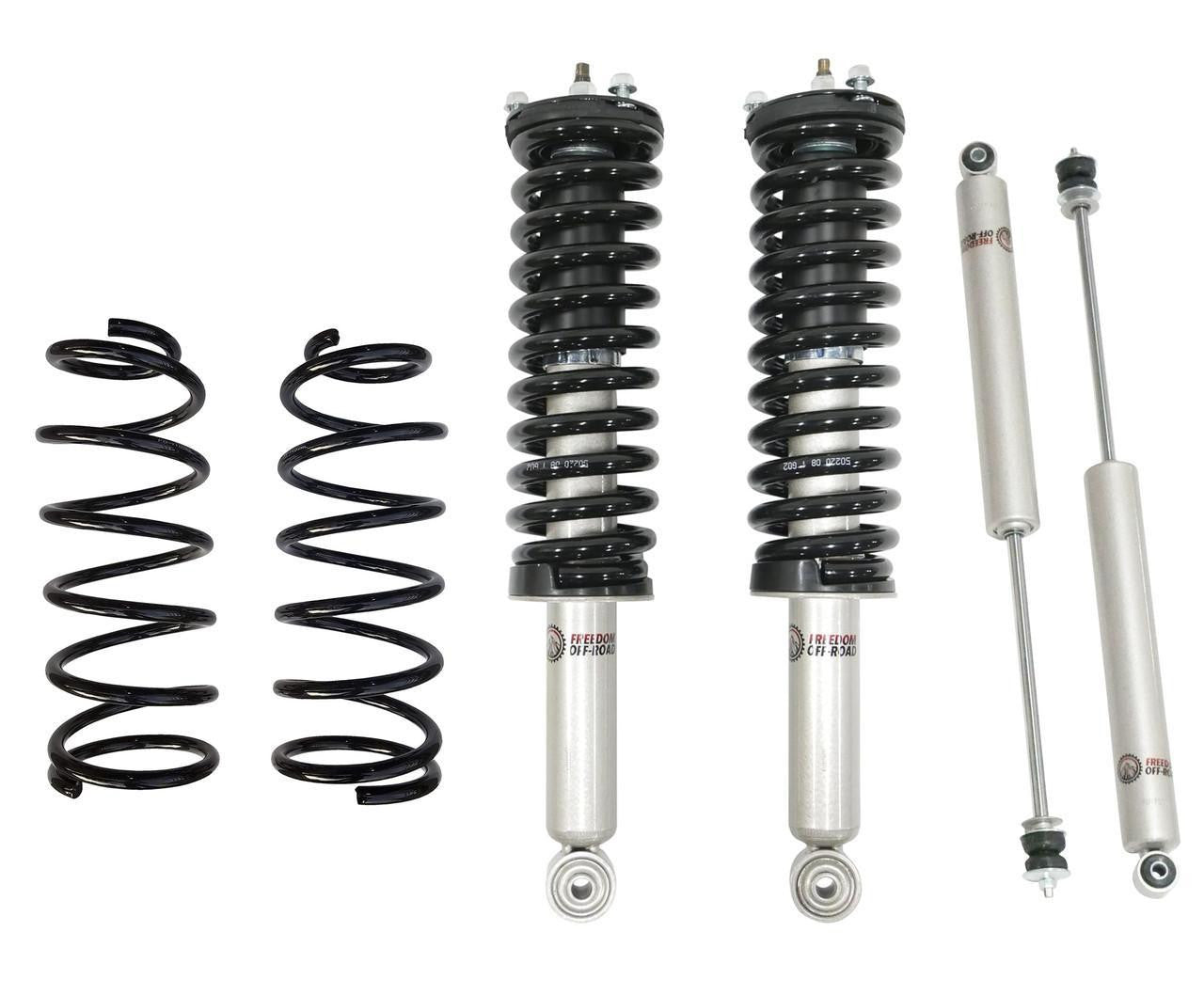 Front 3.5 Inch Lift Struts w/ Rear 3 Inch Lift Springs and Shocks 1996-2002 Toyota 4Runner