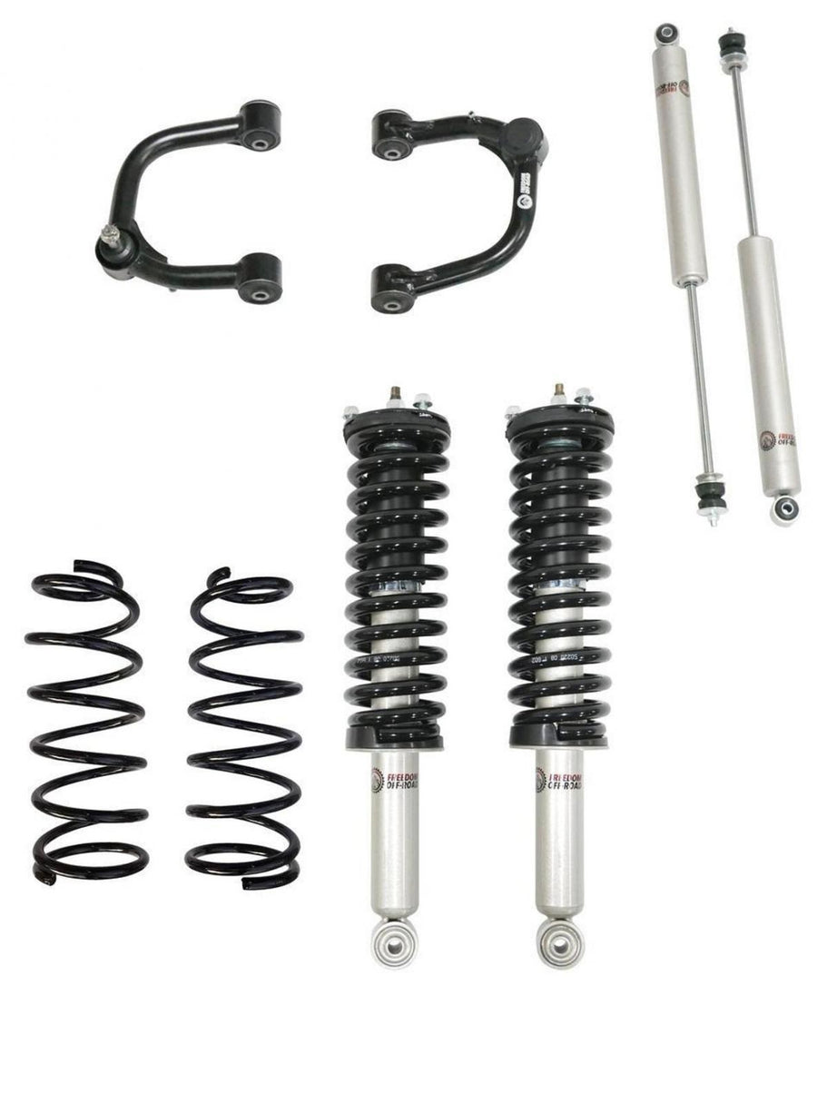 Front 3.5 Inch Lift Struts w/ Rear 3 Inch Lift Springs, Shocks, and Front Upper Control Arms 1996-2002 Toyota 4Runner