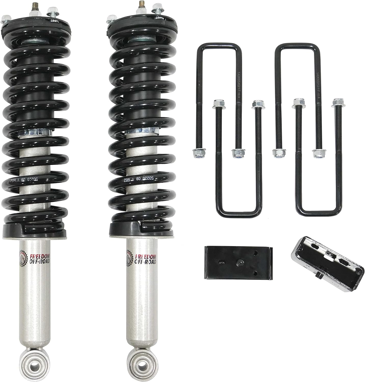 3 Inch Front Lift Strut 2 Inch Rear Blocks w/ U-Bolts 96-04 Toyota Tacoma