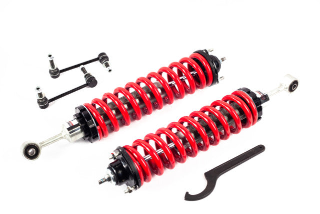 2.5-5 Inch Adjustable Coilovers 3 Inch Rear Blocks w/U Bolts and Shocks 05-23 Tacoma - image 2