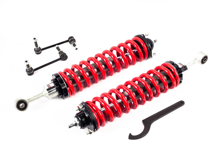 2.5-5 Inch Adjustable Coilovers w/ Extended End links 10-23 GX460 03-09 GX470 03-23 4Runner 07-14 FJ Cruiser 05-23 Tacoma