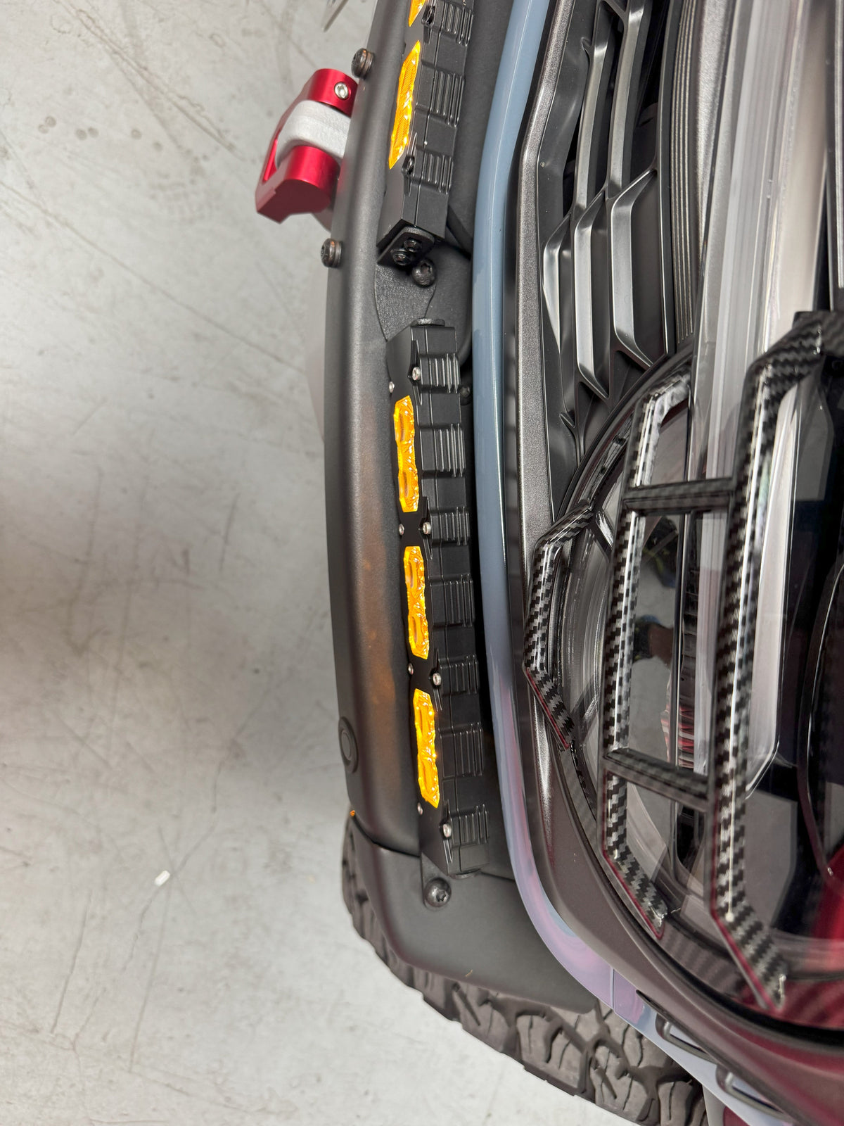 Bronco Raptor Light Bar Extensions | 2022+ Ford