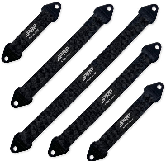10 inch Quad Wrap Limit Strap Black PRP Seats