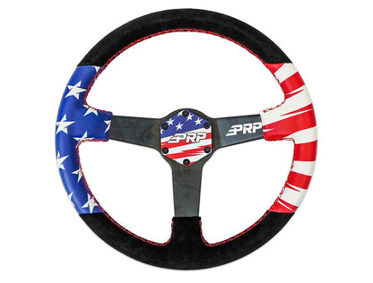 PRP Steering Wheel Center Cap New Glory Stars and Stripes PRP Seats