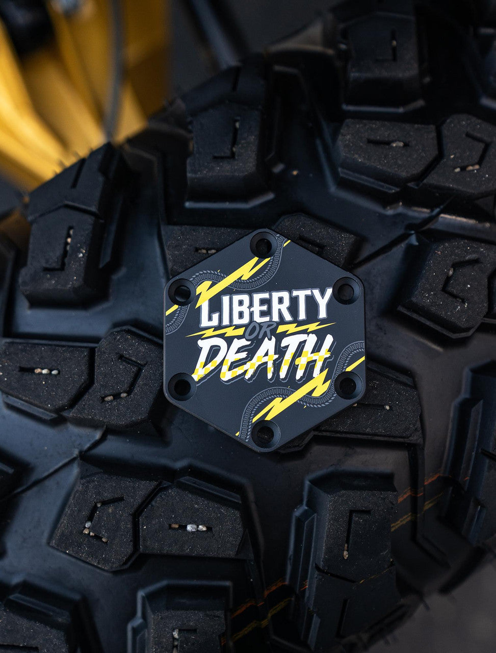 PRP Steering Wheel Center Cap Liberty or Death PRP Seats