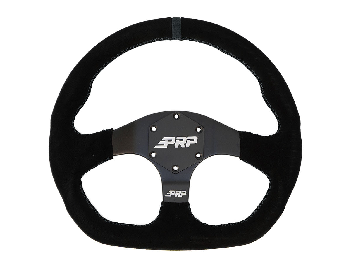Comp-R Suede Steering Wheel 13 Inch Diameter Blue PRP Seats