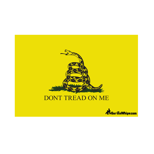 Don't Tread on Me Gadsden 3x5 Grommet Whip Flag