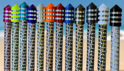 Game Changer LED Whip Set - Striking Teal