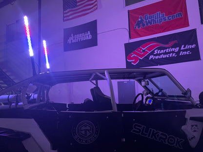 4' LED Whip Elite HD II Single Whip Magnetic Mount