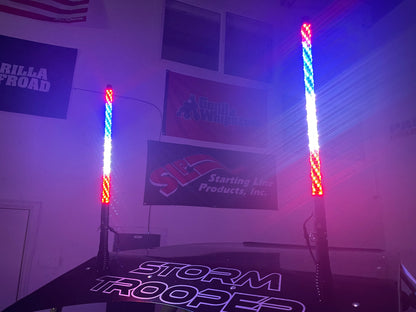 3' LED Whip Elite HD II Single Whip Magnetic Mount
