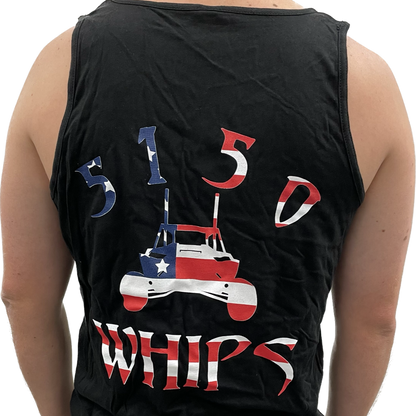 5150 Mens Tank Top - Black with RWB Logo
