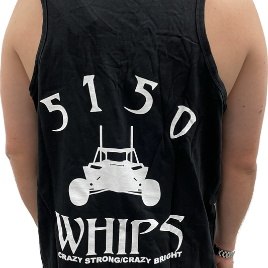 5150 Mens Tank Top - Black and White Logo