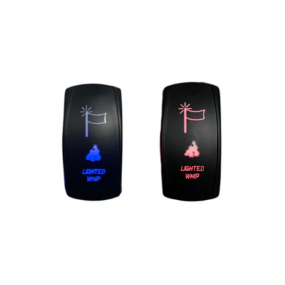 4' LED Whip Elite HD II Single Whip Magnetic Mount