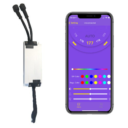 3' LED Whip Elite HD II Single Whip Magnetic Mount