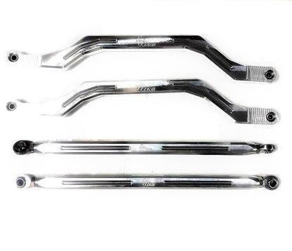 L&W Fab Adjustable High Clearance Radius Rods for RZR Turbo S