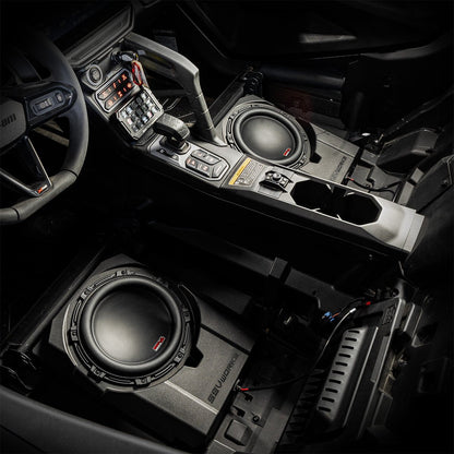SSV Works Front-Seat (LH or RH) 10" Subwoofer Enclosure for 2024-2026 Can-Am Maverick R & R Max