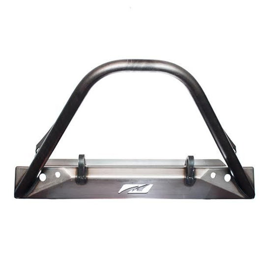 Jeep YJ/TJ Stubby Front Bumper W/Stinger Bare Steel Motobilt - MB1000-S