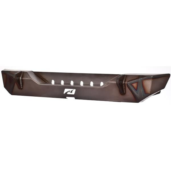 Jeep JK Rear Stubby Bumper 07-18 Wrangler JK Bare Steel Motobilt - MB1010