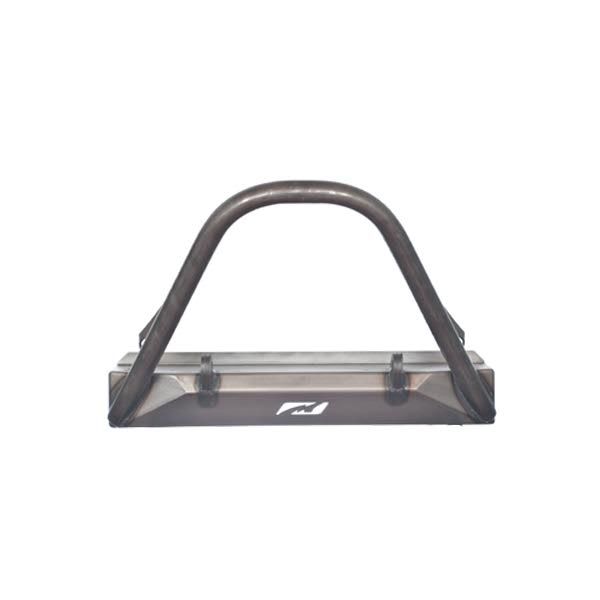 Jeep CJ Front Stubby Bumper W/Stinger Bare Steel Motobilt - MB1015-S