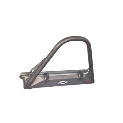 Jeep CJ Front Stubby Bumper W/Stinger Bare Steel Motobilt - MB1015-S