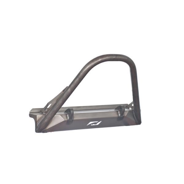 Jeep CJ Front Stubby Bumper W/Stinger Bare Steel Motobilt - MB1015-S