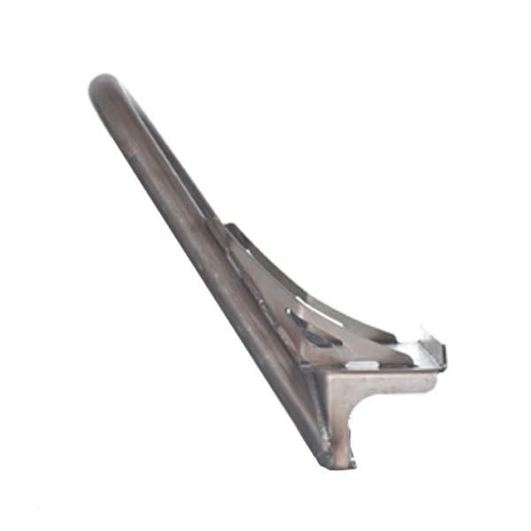 Jeep CJ Front Stubby Bumper W/Stinger Bare Steel Motobilt - MB1015-S