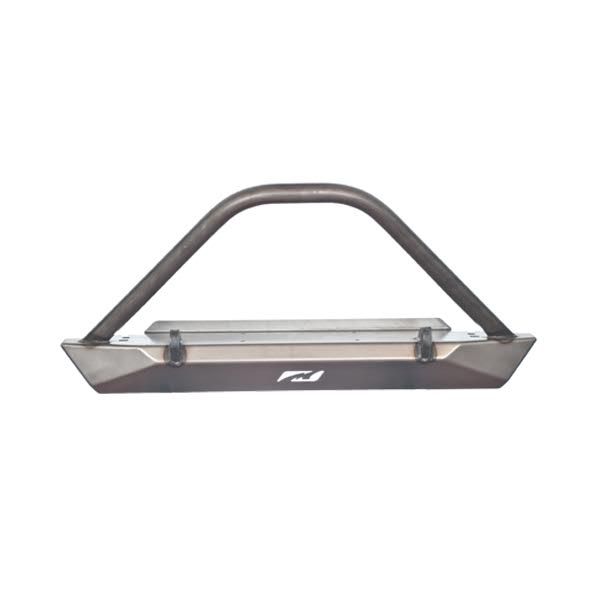 Jeep YJ / TJ / LJ Mid-Width Front Bumper W/Stinger Bare Steel Motobilt - MB1021-S