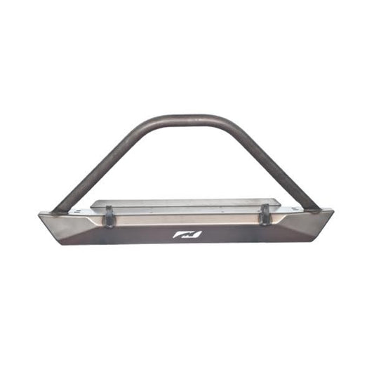 Jeep YJ / TJ / LJ Mid-Width Front Bumper W/Stinger Bare Steel Motobilt - MB1021-S
