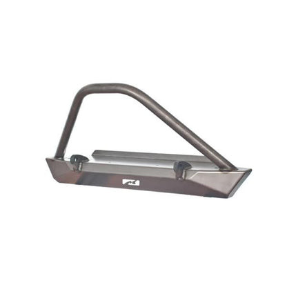 Jeep YJ / TJ / LJ Mid-Width Front Bumper W/Stinger Bare Steel Motobilt - MB1021-S