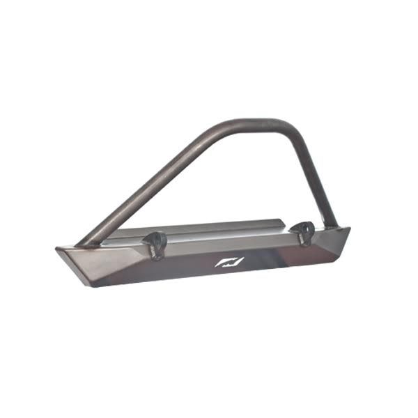 Jeep YJ / TJ / LJ Mid-Width Front Bumper W/Stinger Bare Steel Motobilt - MB1021-S