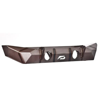 Jeep JK Front Bumper 07-18 Wrangler JK W/Fog Light Holes The Hammer Series Bare Steel Motobilt - MB1025F