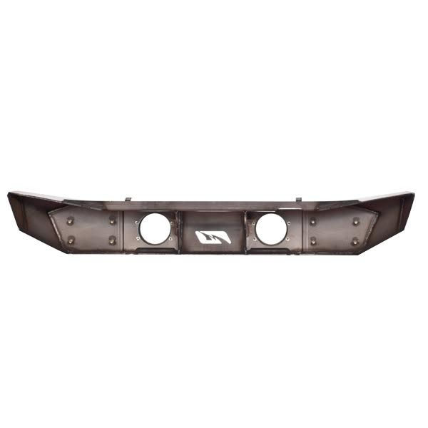 Jeep JK Front Bumper 07-18 Wrangler JK W/Fog Light Holes The Hammer Series Bare Steel Motobilt - MB1025F